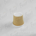 Paper Coffee Cup Disposable ripple wall paper cup for drinks Supplier